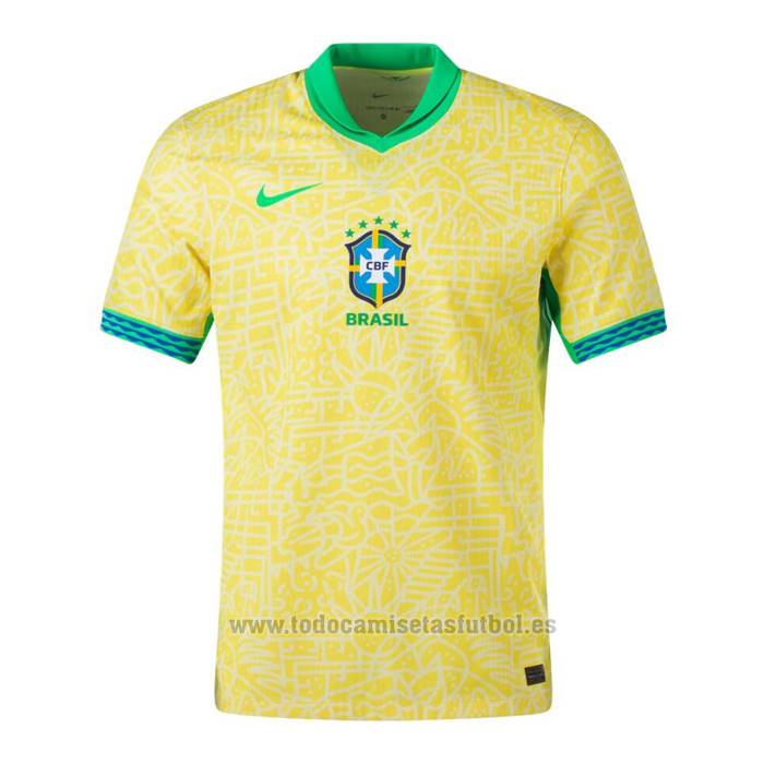 Camiseta Brasil 1ª 2024 Tailandia