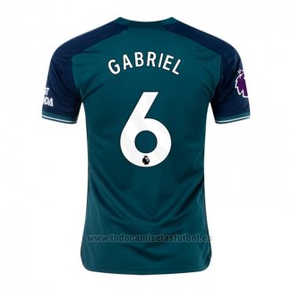 Camiseta Arsenal Jugador Gabriel 3ª 2023-2024