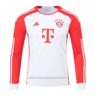 Camiseta Bayern Munich 1ª Manga Larga 2023-2024