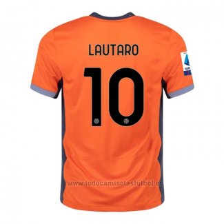 Camiseta Inter Milan Jugador Lautaro 3ª 2023-2024