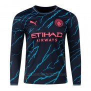 Camiseta Manchester City 3ª Manga Larga 2023-2024