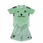Camiseta Manchester United Portero Nino 2025-2026 Verde