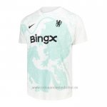 Camiseta Pre Partido del Chelsea 2025-2026 Blanco Verde