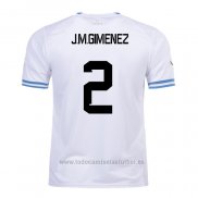 Camiseta Uruguay Jugador J.M.Gimenez 2ª 2022