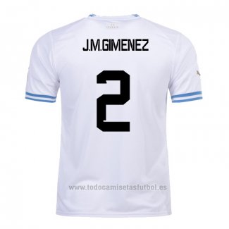 Camiseta Uruguay Jugador J.M.Gimenez 2ª 2022