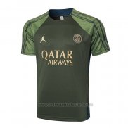 Camiseta de Entrenamiento Paris Saint-Germain Jordan 2024-2025 Verde