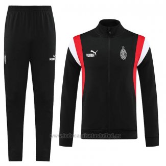 Chandal de Chaqueta del AC Milan 2023-2024 Negro