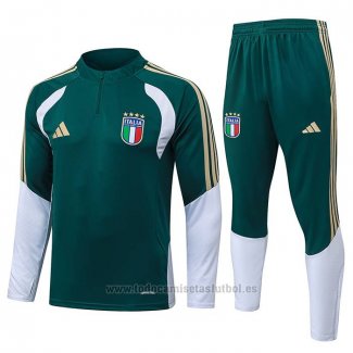Chandal de Sudadera del Italia 2025-2026 Verde