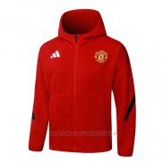 Chaqueta con Capucha del Manchester United 2025-2026 Rojo