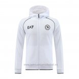 Chaqueta con Capucha del Napoli 2023-2024 Blanco