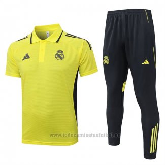 Conjunto Polo del Real Madrid 2025-2026 Amarillo