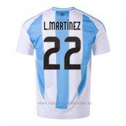 Camiseta Argentina Jugador L.Martinez 1ª 2024