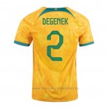 Camiseta Australia Jugador Degenek 1ª 2022