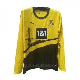 Camiseta Borussia Dortmund 1ª Manga Larga 2023-2024