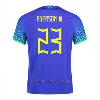 Camiseta Brasil Jugador Ederson M. 2ª 2022