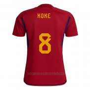 Camiseta Espana Jugador Koke 1ª 2022