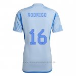 Camiseta Espana Jugador Rodrigo 2ª 2022