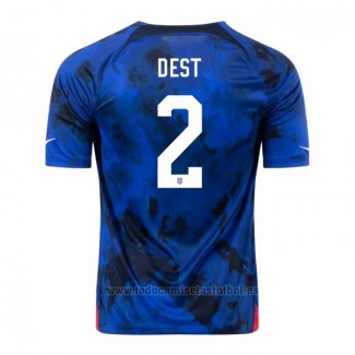 Camiseta Estados Unidos Jugador Dest 2ª 2022