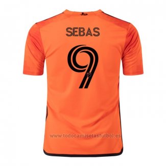 Camiseta Houston Dynamo Jugador Sebas 1ª 2023-2024