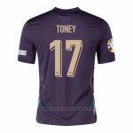 Camiseta Inglaterra Jugador Toney 2ª 2024