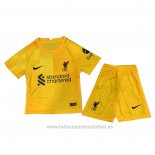 Camiseta Liverpool Portero Nino 2021-2022 Amarillo