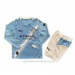 Camiseta Manchester City 1ª Manga Larga Nino 2025-2026
