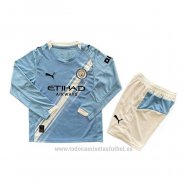 Camiseta Manchester City 1ª Manga Larga Nino 2025-2026