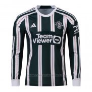 Camiseta Manchester United 2ª Manga Larga 2023-2024