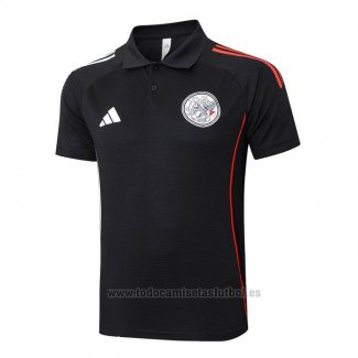 Camiseta Polo del Ajax 2025-2026 Negro