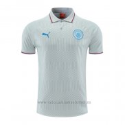 Camiseta Polo del Manchester City 2022-2023 Gris