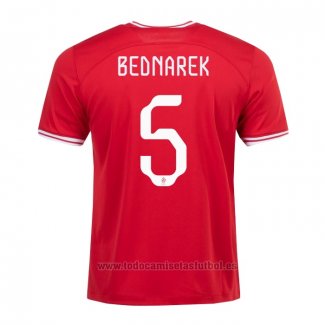 Camiseta Polonia Jugador Bednarek 2ª 2022