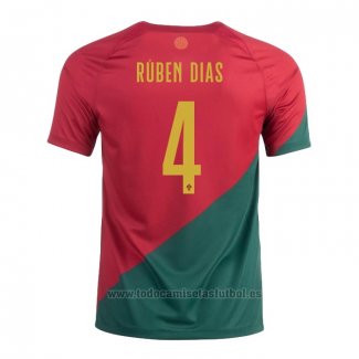 Camiseta Portugal Jugador Ruben Dias 1ª 2022