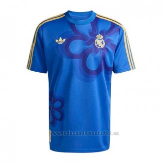 Camiseta Pre Partido del Real Madrid 2025-2026 Azul