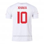 Camiseta Suiza Jugador Xhaka 2ª 2022