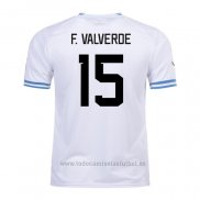 Camiseta Uruguay Jugador F.Valverde 2ª 2022