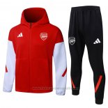 Chandal con Capucha del Arsenal 2025-2026 Rojo