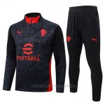Chandal de Sudadera del AC Milan 2025-2026 Negro