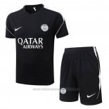 Chandal del Paris Saint-Germain Manga Corta 2026-2027 Negro - Pantalon Corto