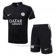 Chandal del Paris Saint-Germain Manga Corta 2026-2027 Negro - Pantalon Corto