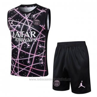 Chandal del Paris Saint-Germain Sin Mangas 2025-2026 Negro Rosa