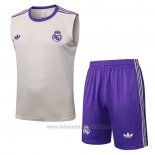 Chandal del Real Madrid Sin Mangas 2025-2026 Amarillo