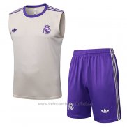 Chandal del Real Madrid Sin Mangas 2025-2026 Amarillo