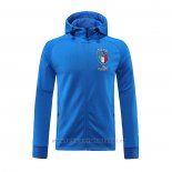 Chaqueta con Capucha del Italia 2022-2023 Azul