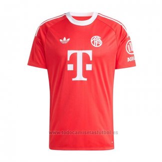 Camiseta Bayern Munich Portero 2025-2026 Rojo Tailandia