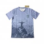 Camiseta Brasil Jesus 2025-2026 Gris Tailandia