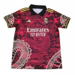 Camiseta Real Madrid Dragon 2024-2025 Rojo Tailandia
