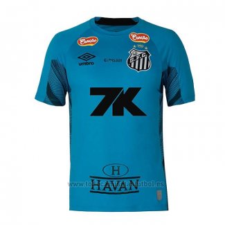 Camiseta Santos Portero 2025 Azul Tailandia