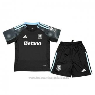 Camiseta Aston Villa 2ª Nino 2025-2026