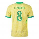 Camiseta Brasil Jugador L.Paqueta 1ª 2024