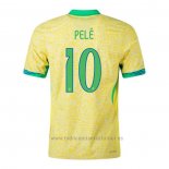 Camiseta Brasil Jugador Pele 1ª 2024